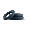 Boners Set de 3 cockrings Boners Silicone 9mm
